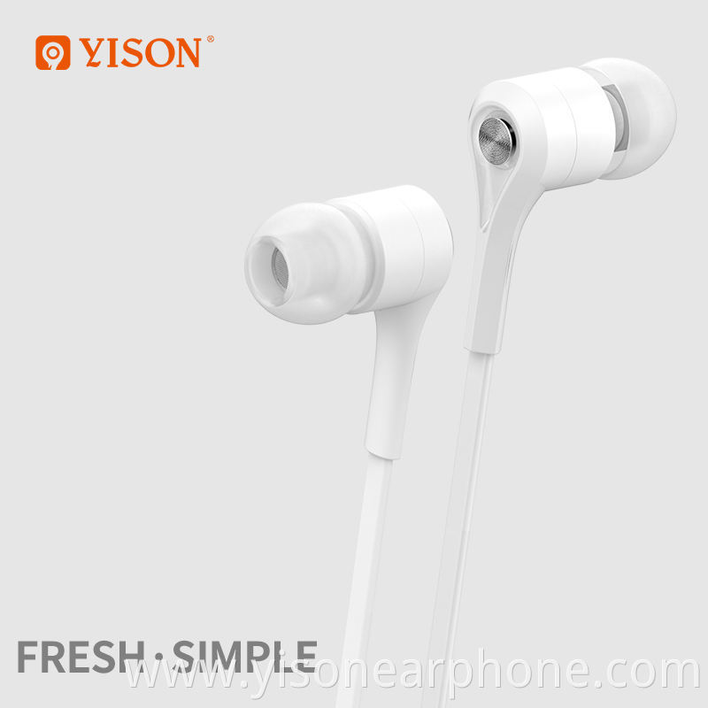 YISON D3 Cheap Wired Earphone Anti Noise In-ear Earphone Headphone With Microphone